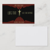 Giant Simple Gold Man Logo Visitekaartje (Voorkant / Achterkant)