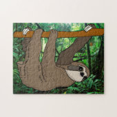 Giant Sloth Oerwoud Design Jigpuzzle Legpuzzel (Horizontaal)