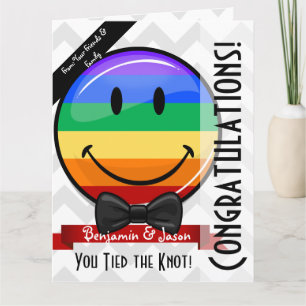 Giant Smile Gay Marriage Gefeliciteerd Big Card Kaart