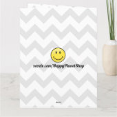 Giant Smile Marriage Felicitaties Grote Kaart (Achterkant)