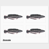Giant Snakehead Rechthoekige Sticker (Vel)