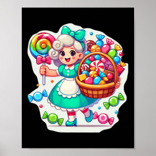 Giant Snoep Land Game Crew Snoep Land Kostuums ADU Poster