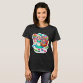 Giant Snoep Land Game Crew Snoep Land Kostuums ADU T-shirt (Voorkant volledig)