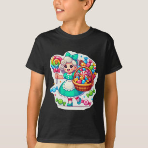 Giant Snoep Land Game Crew Snoep Land Kostuums ADU T-shirt