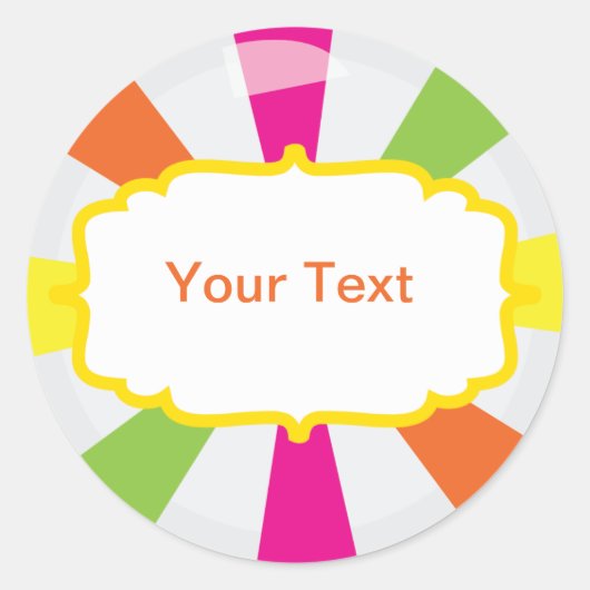 Giant Snoep Party Buffet label (Voorkant)