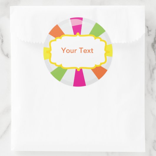 Giant Snoep Party Buffet label (Tas)