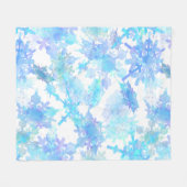 Giant Snowflakes, papier voor middelgrote cadeauta Fleece Deken (Voorkant (Horizontaal))