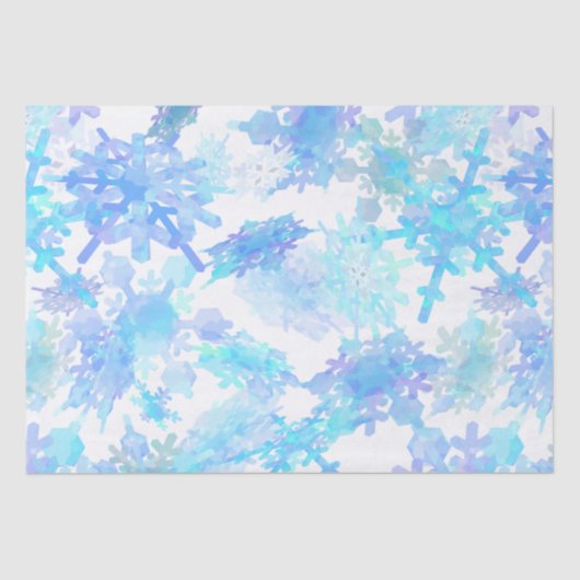 Giant Snowflakes — Verpakkingspapier Tissuepapier (Voorkant)