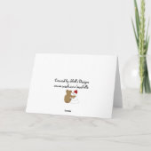 Giant Snowman en Friends Feestdagen Kaart (Achterkant)