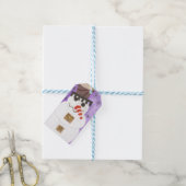 Giant Snowman Gift Labels Cadeaulabel (Met Touw)