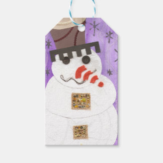 Giant Snowman Gift Labels Cadeaulabel
