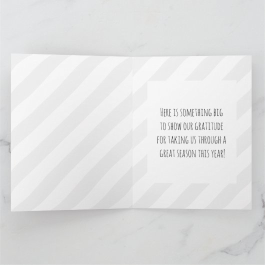 Giant Softball Coach Bedankt Black (Binnen)