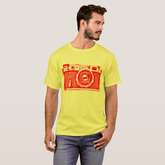 Giant Sovjet-Russische camera - Rood T-shirt (Voorkant volledig)