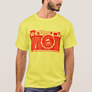Giant Sovjet-Russische camera - Rood T-shirt