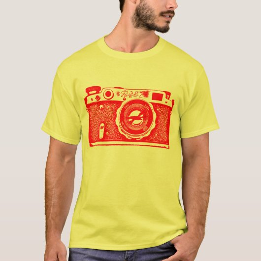 Giant Sovjet-Russische camera - Rood T-shirt (Voorkant)