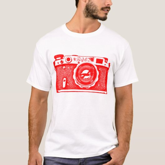 Giant Sovjet-Russische camera - Rood T-shirt (Voorkant)