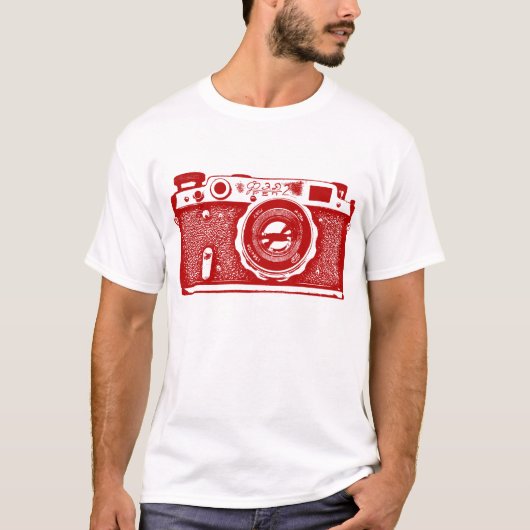 Giant Sovjet-Russische camera - Ruby Red T-shirt (Voorkant)
