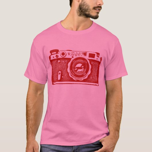 Giant Sovjet-Russische camera - Ruby Red T-shirt (Voorkant)