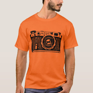 Giant Sovjet-Russische camera - zwart T-shirt
