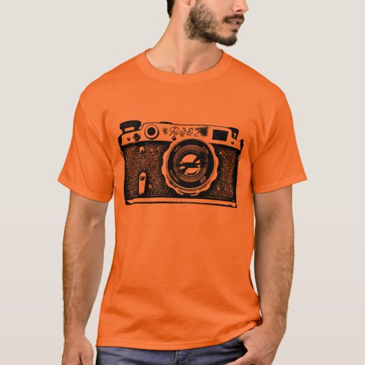 Giant Sovjet-Russische camera - zwart T-shirt (Voorkant)