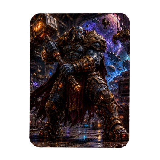Giant Space Pirate — Hammer Warrior Magneet (Verticaal)