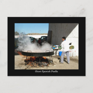 Giant Spain Paella briefkaart