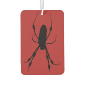 Giant Spider Orb wever zwart rood Luchtverfrisser (Achterkant)