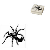 Giant spin silhouet kunst stempel (Gestempeld)