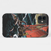 Giant Squid Attack hoesje (Achterkant (horizontaal))