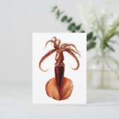 Giant Squid Briefkaart (Staand voorkant)