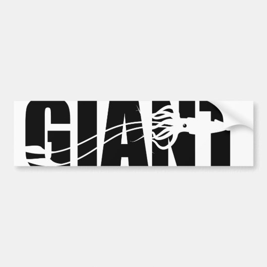 Giant Squid Bumpersticker (Voorkant)