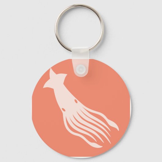 Giant Squid Icon Sleutelhanger (Voorkant)