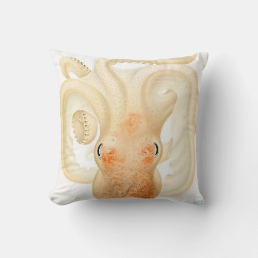 Giant Squid/Octopus Tentacles 20-inch Pillow Oranj Kussen (Voorkant)