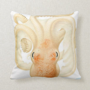 Giant Squid/Octopus Tentacles 20-inch Pillow Oranj Kussen