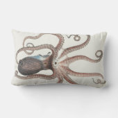 Giant Squid/Octopus/Undersea/Oceanic 20" Pillow Kussen (Achterkant)