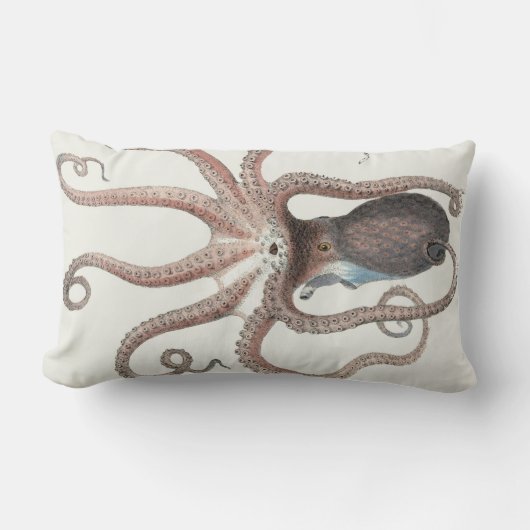 Giant Squid/Octopus/Undersea/Oceanic 20" Pillow Kussen (Voorkant)