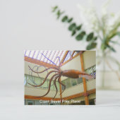 Giant Squid Pike Place Market Seattle, WA Briefkaa Briefkaart (Staand voorkant)