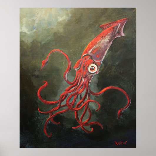 Giant Squid Poster (Voorkant)