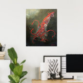 Giant Squid Poster (Thuiskantoor)