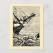 Giant Squid uit 20000 competities onder het Zee Briefkaart (Voorkant)