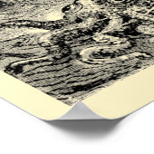 Giant Squid van 20000 collega's onder het Zee. Poster (Hoek)