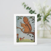 Giant Squirrel,  kleine tovenaar van Oz Briefkaart (Staand voorkant)