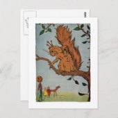 Giant Squirrel,  kleine tovenaar van Oz Briefkaart (Voorkant / Achterkant)