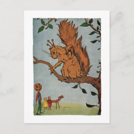 Giant Squirrel, kleine tovenaar van Oz Briefkaart