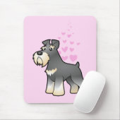 Giant/Standard/Miniature Schnauzer Love Muismat (Met muis)