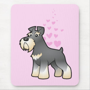 Giant/Standard/Miniature Schnauzer Love Muismat