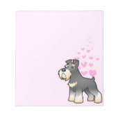 Giant/Standard/Miniature Schnauzer Love Notitieblok (Voorkant)