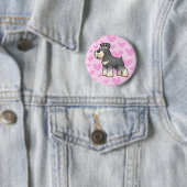 Giant/Standard/Miniature Schnauzer Love Ronde Button 5,7 Cm (In situ)