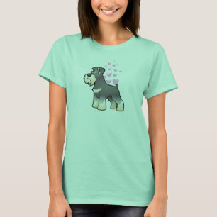 Giant/Standard/Miniature Schnauzer Love T-shirt