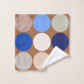 Giant Stippen uit de middeleeuwen, Taupe Tan, Beig Bad Handdoek (Wasdoekje)